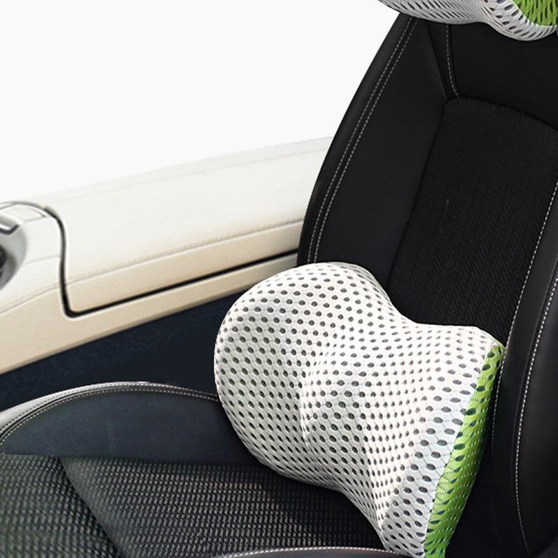 Memory Foam Headrest and Lumbar Support Set (Ships from US) 2