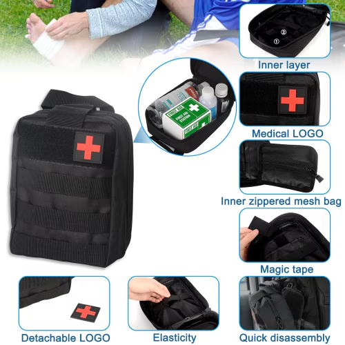 Tactical Back Seat Organizer with 3 Detachable Pouches (Ships from US) 7