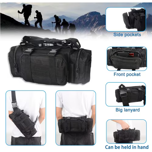 Tactical Back Seat Organizer with 3 Detachable Pouches (Ships from US) 2