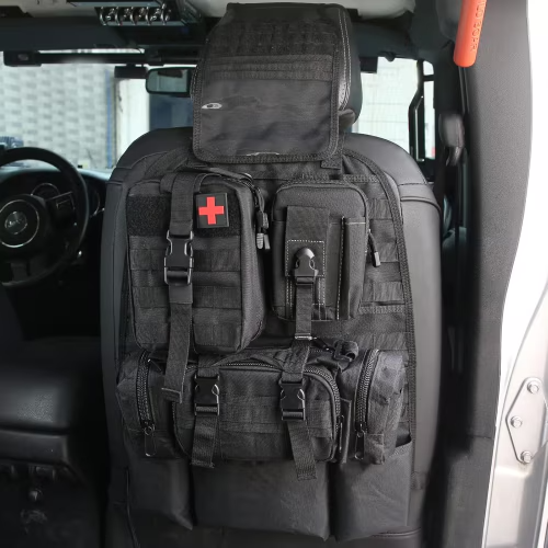 Tactical Back Seat Organizer with 3 Detachable Pouches (Ships from US) 5
