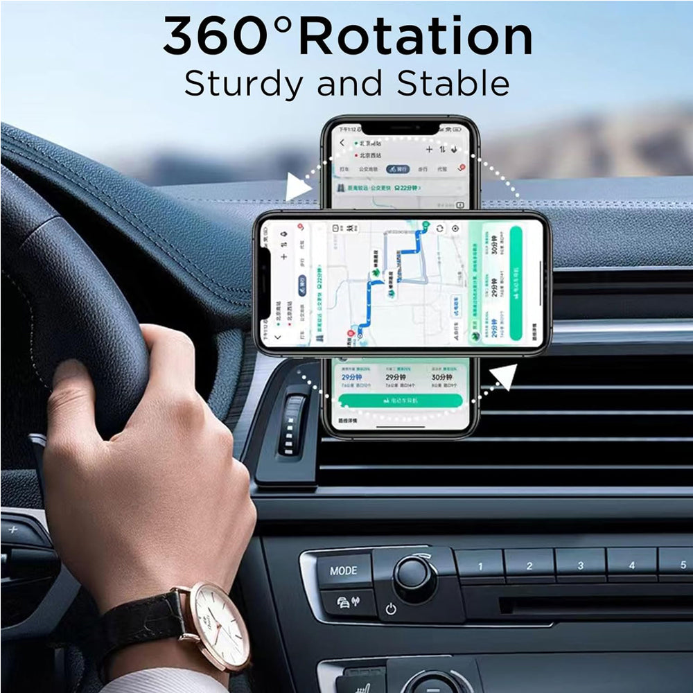 Magnetic Car Phone Mount – 360° Swivel 3