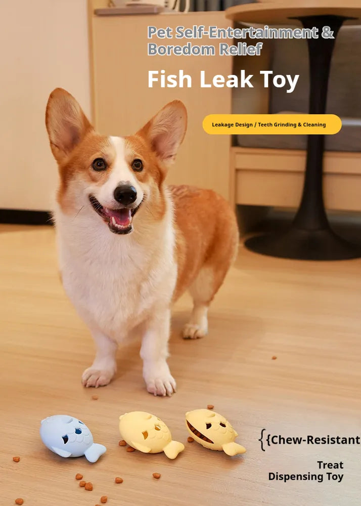 Fish Treat Dispenser – Silicone Chew (Ships from US) 4