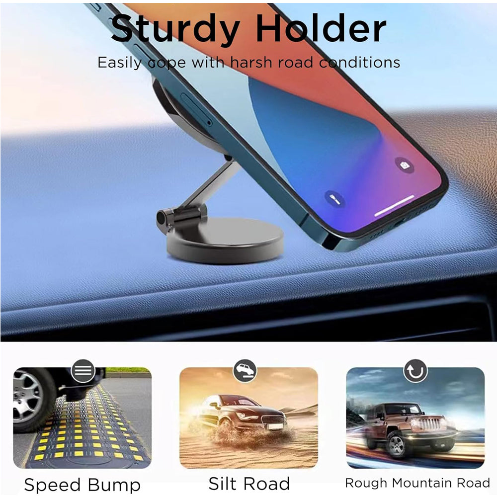 Magnetic Car Phone Mount – 360° Swivel 5