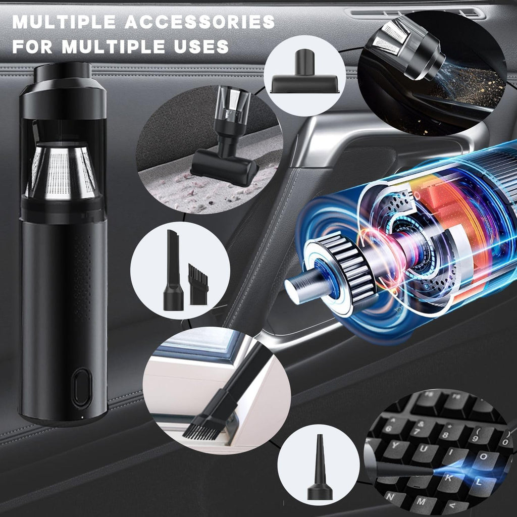 Cordless Car Vacuum – 15,000 Pa, USB-C Rechargeable 2