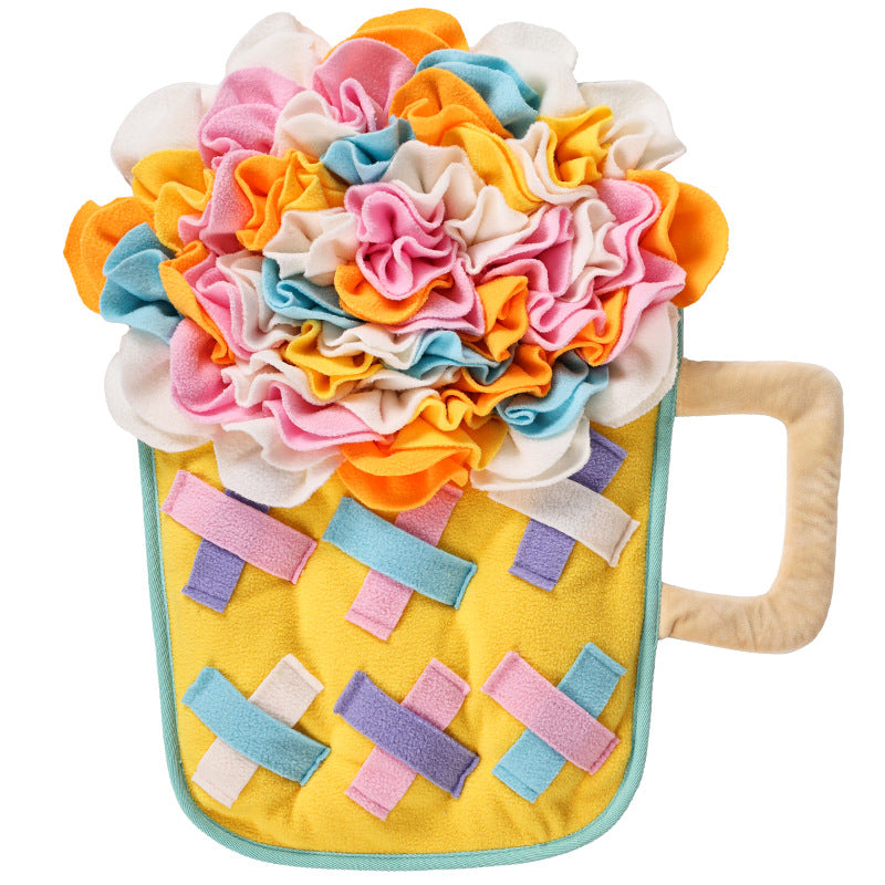 Snuffle Mat – Fleece Foraging Toy 8