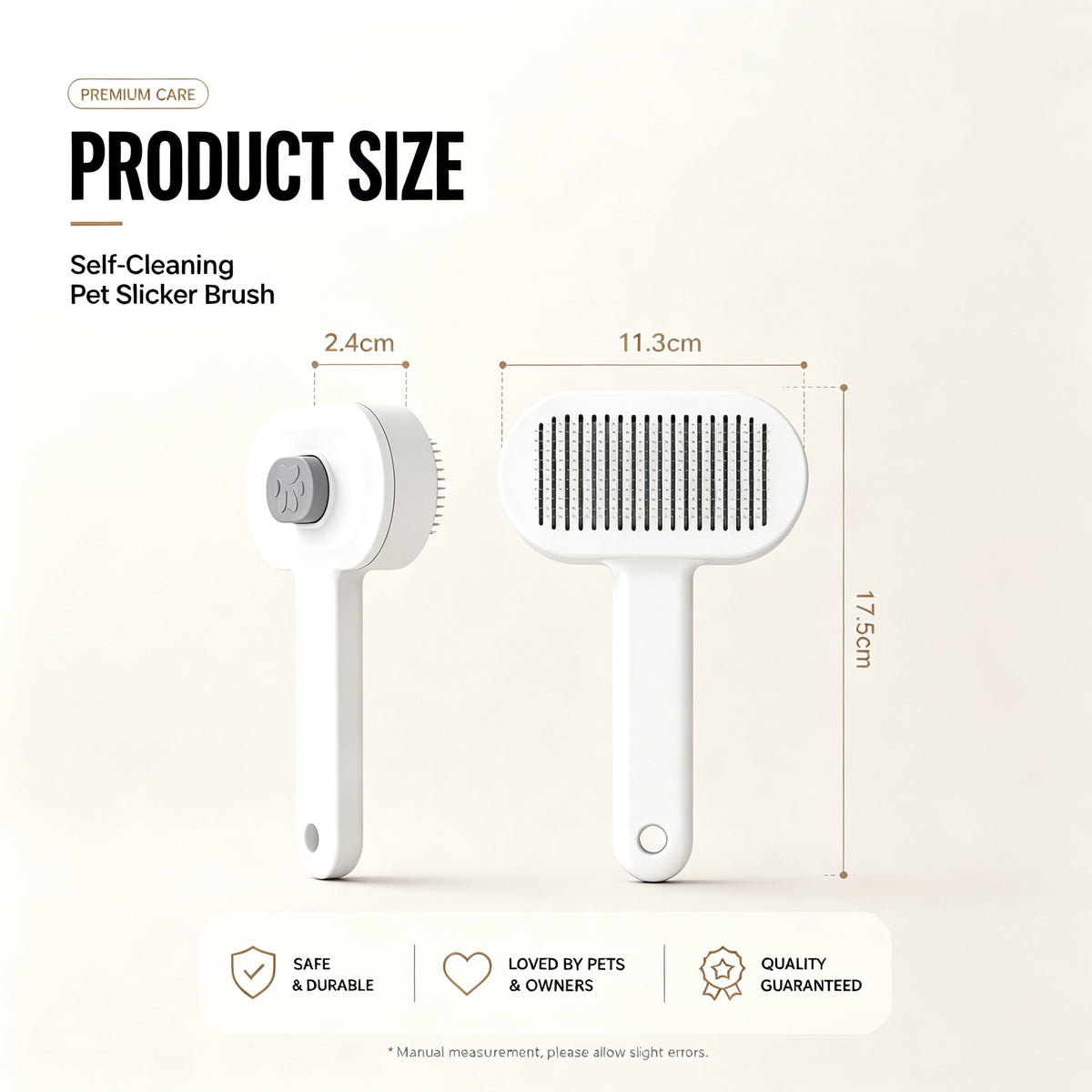Pro Self-Cleaning Slicker Brush (Ships from US) 8