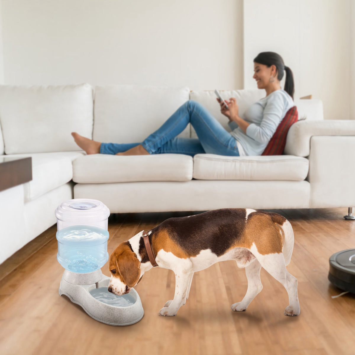 Gravity Pet Water Dispenser – 1 Gallon 7