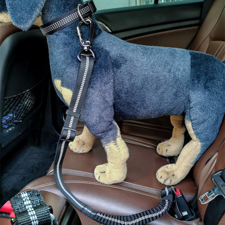 Reflective Bungee Dog Seat Belt