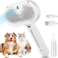 Pet Steam Brush – Mist Grooming for Shedding