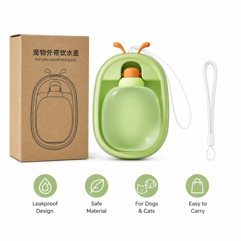 Antler Dog Water Bottle – BPA Free (Ships from US) 2