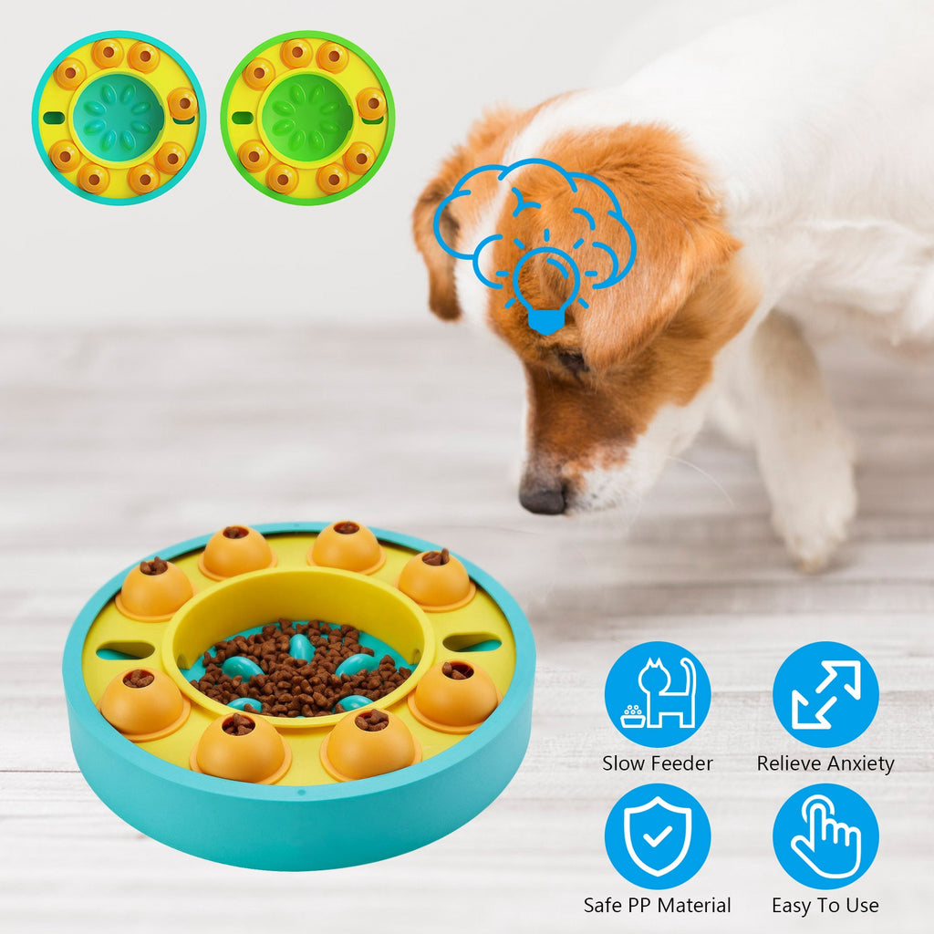 Dog Puzzle Feeder – Spinning Treat Wheel 3