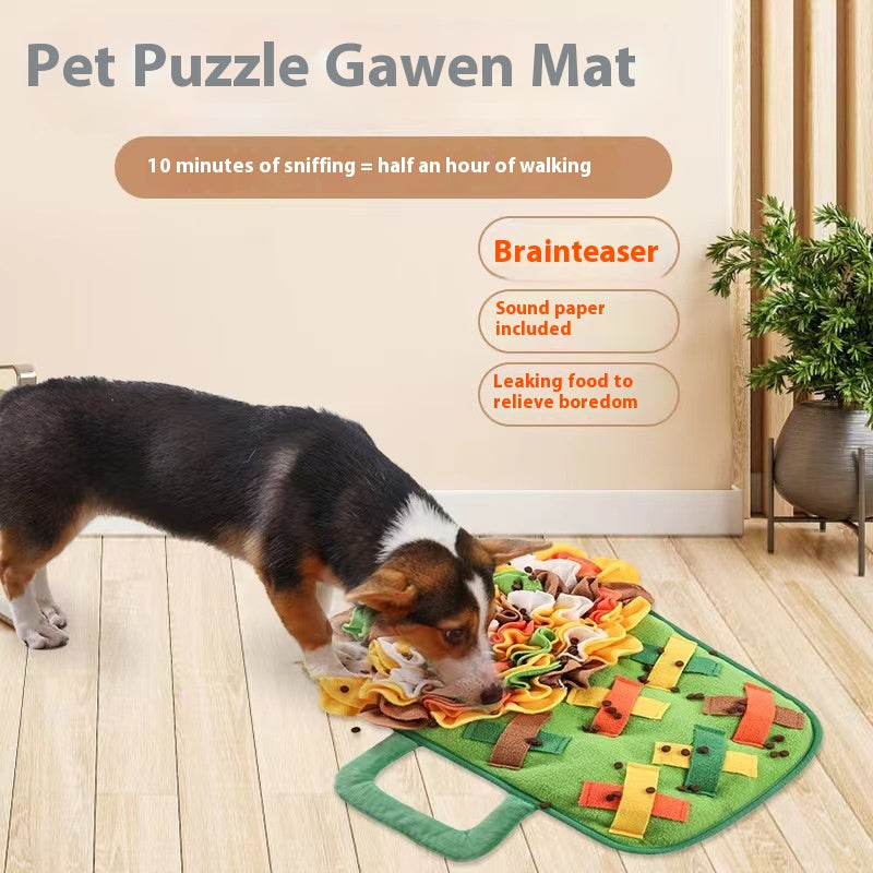 Snuffle Mat – Fleece Foraging Toy