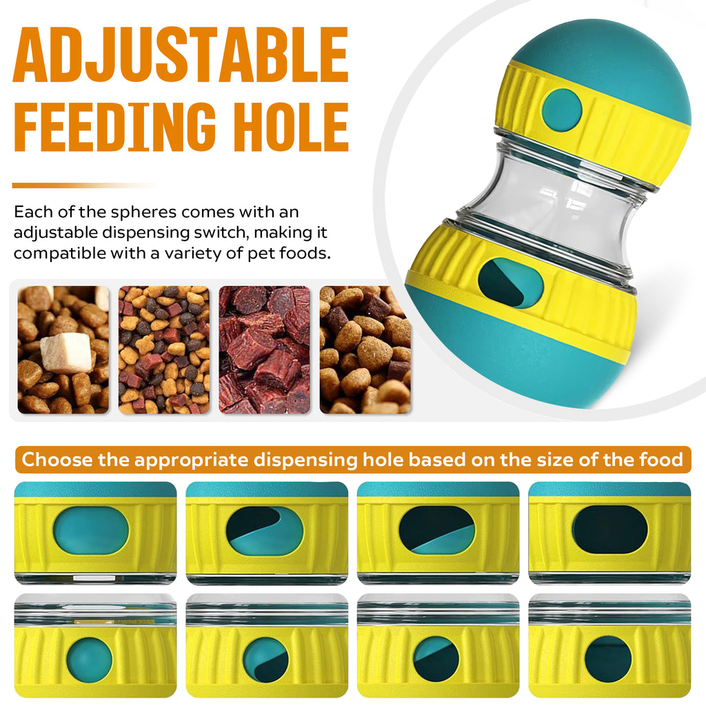 Adjustable Treat-Dispensing Puzzle Ball (Ships from US) 4