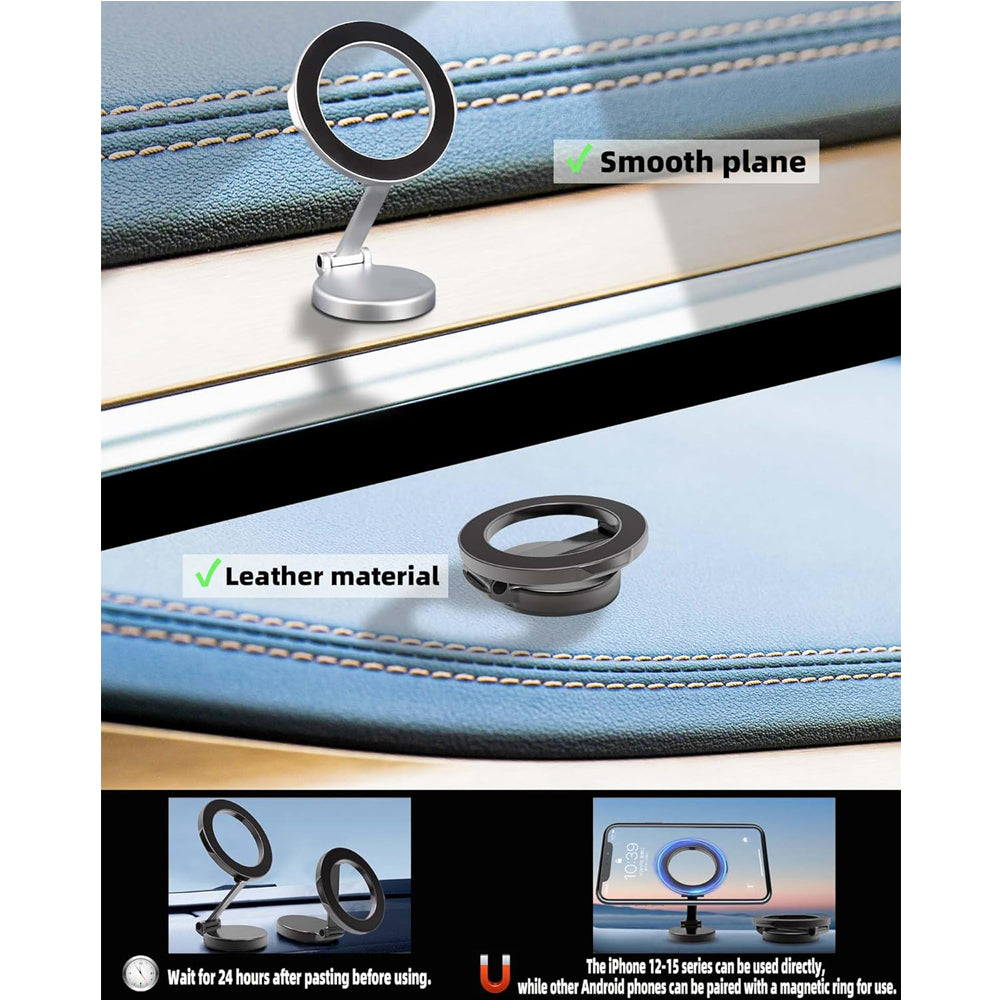 Magnetic Car Phone Mount – 360° Swivel 2