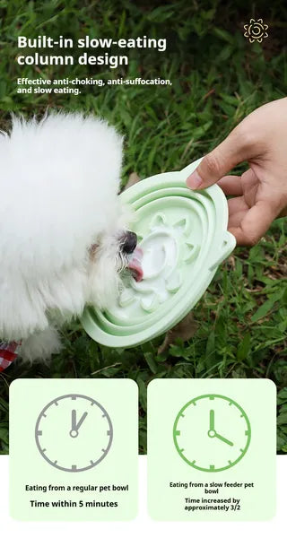 3-in-1 Collapsible Travel Bowl with Suction Cups (Ships from US) 4