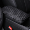 Center Console Armrest Cushion – Quilted Leather