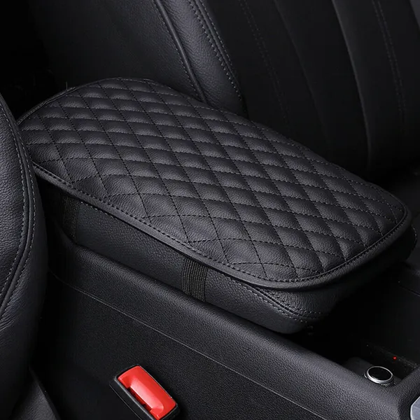 Center Console Armrest Cushion – Quilted Leather