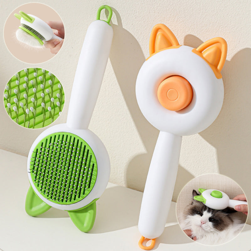 Self-Cleaning Slicker Brush