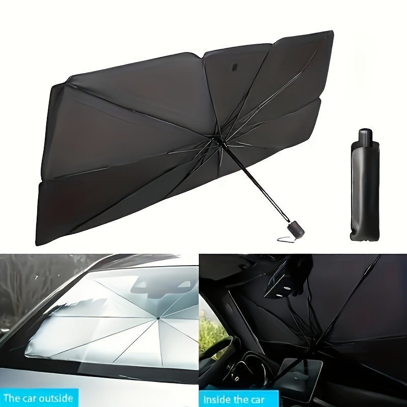 Foldable Windshield Sun Shade – UPF 50+