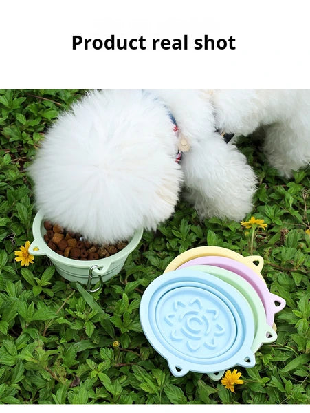 3-in-1 Collapsible Travel Bowl with Suction Cups (Ships from US) 8